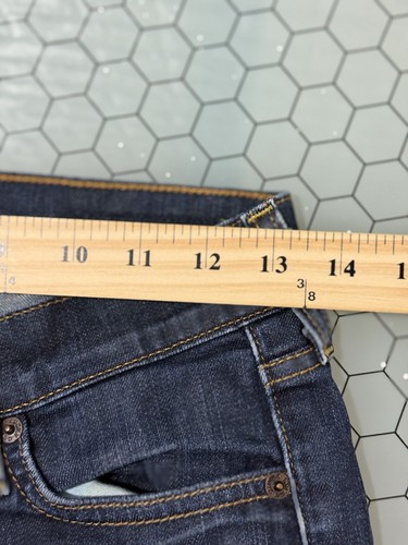 LUCKY BRAND WOMENS JEANS SIZE 00/24 CHARLIE SKINNY DARK WASH LOW RISE DENIM - Picture 6 of 10