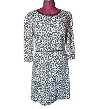 Talbots Cheetah Print Dress Size 12 Novelty Print Animal Print Safari