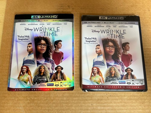 A Wrinkle In Time (2018) Rare 4K UHD Blu Ray NEW & SEALED With Slipcase Disney - Picture 1 of 3