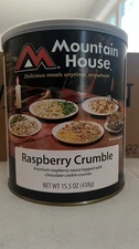 Mountain House #10 Can, Freeze Dried RASPBERRY CRUMBLE Discontinued