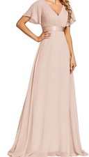 Champagne Colored Chiffon Gown Mother Of The Bride