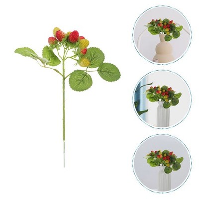  2pcs künstlicher Waxberry Stiel Fake Fruit Branch Faux Waxberry Bündel
