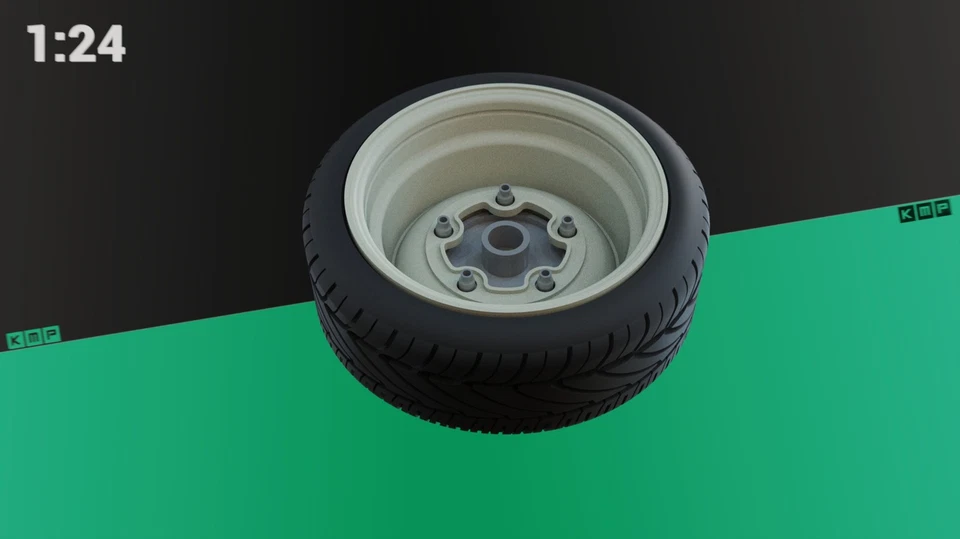 VW Beetle Custom 17in smoothies 1/24 - Immagine 3 di 4