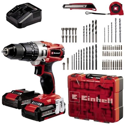 Einhell Power X-Change TE-CD 18/2 Li-i +64 (2x2,0 Ah)