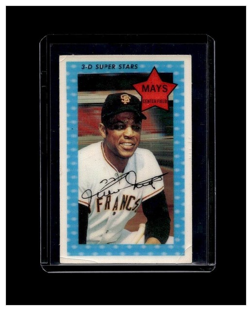 1971 Kellogg's 3-D Super Stars - Willie Mays #10 1970 XOGRAPH VG+