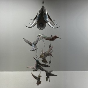 VTG 2004 Lena Liu Precious Jewels Hummingbird Wind Chime Mobile 88170