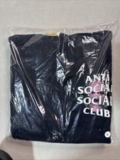Anti Social Social Club x Sadboyz Collab Clave Ali Black Hoodie Size L NEW