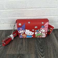 Image of Loungefly Sanrio Hello Kitty & Friends Color Block Crossbody Bag 2025 New NWT
