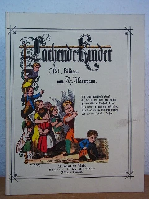 Lachende Kinder. Mit Bildern von Th. Hosemann [Faksimile-Ausgabe] Hosemann, Theo - Bild 1 von 1