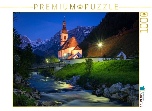Calvendo Puzzle Abend In Ramsau | 1000 Teile Lege-GrößE 64 × 48 Cm Foto-Puzzle F-image
