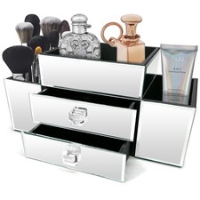OnDisplay Vanity Mirrored Makeup/Cosmetics/Jewelry Organizer - Beauty Station