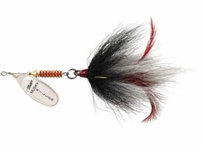Mepps Musky Killer Dressed Spinner - 3/4 oz. (Silver Blade/Black/White Tail)