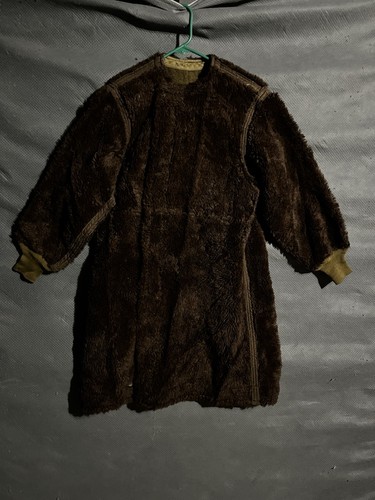 Korean War Military Brown Fur-Lined Coat M4255 Original 1950-53 (20x37) 