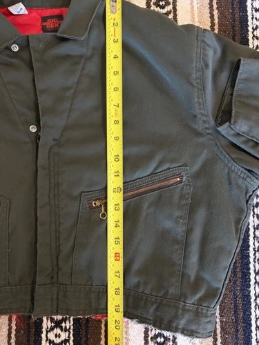 Vtg Green Big Ben Detroit style jacket (Large 42/44) Grunge, Workwear image 7