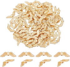 100Pcs Wing Bead Bulk Metal Angel Wing Beads Alloy Fairy Wings Spacer Charms Tib