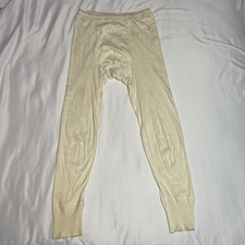 1940  s Hanes Fully Combed Winter Sets Long John Bottoms Size 34 Extremely RARE