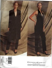 Vogue American Designer Sewing Pattern-2601 Jacket-Pants-Bodysuit by Donna Karan