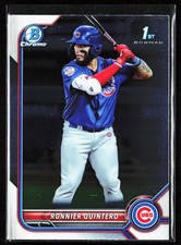 Ronnier Quintero 2022 Bowman Chrome Prospects #BCP-124 Chicago Cubs