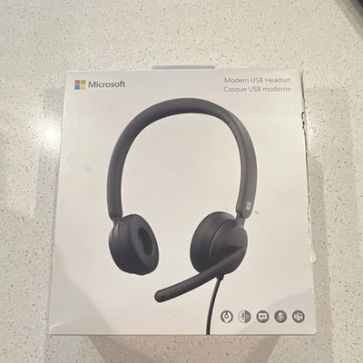 Microsoft Modern USB Headset with Microphone Open Box Never Used