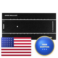Dynacraft Heavy Duty Golf Club Lie Fitting Board Textured Surface Training Aid