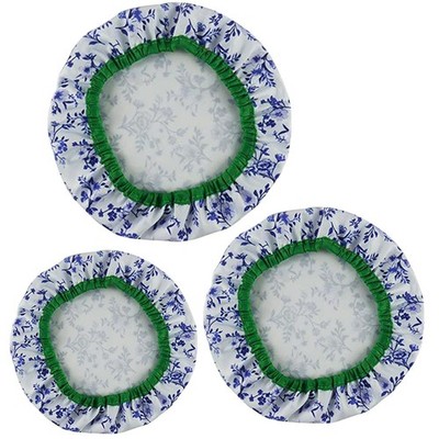 3 Pcs Elastische Lebensmittelaufbewahrungshüllen Schüsselabdeckung Küchenbedarf