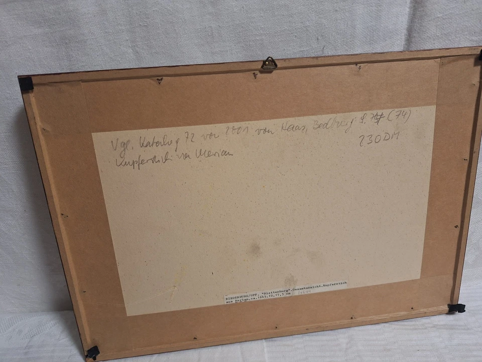 original Kupferstich Riettenburg Riedenburg Merian 1644 Niederbayern Kelheim - Bild 3 von 3