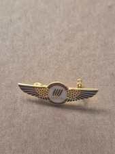Vintage Pinnacle Designs United Airlines Airplane Pilot Wings Pin JP244