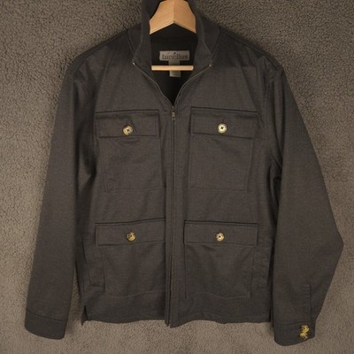 Tunellus Full Zip Field Jacket Dark Gray Lightweight Excellent