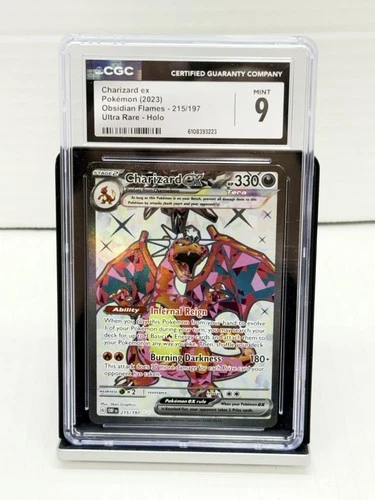 Charizard Ex Obsidian Flames Ultra Rare Holo CGC 9