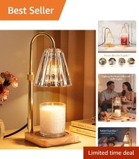 Aesthetic Candle Warmer Lamp with Timer & Dimmer - Perfect Valentine's Day Gift