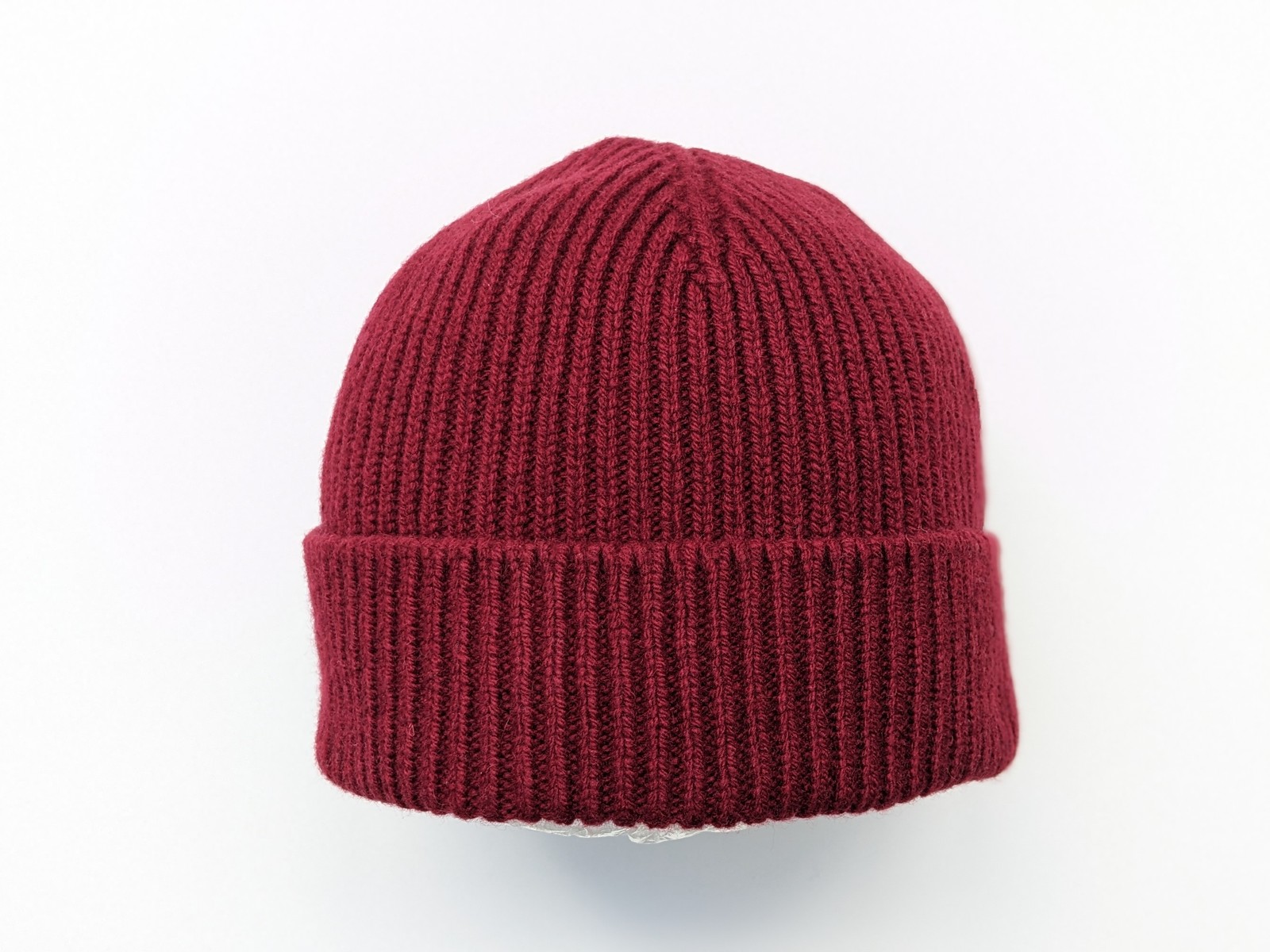 Paul Smith Men's Cashmere Blend Beanie Hat Maroon Red BNWT | £115