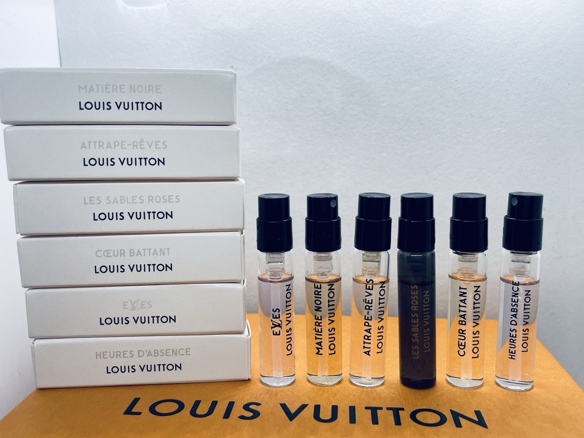 Louis Vuitton Perfume Collection For Women Sample Vials Spray 6Pc