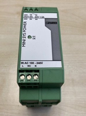 MINI-SYS-PS-100-240AC/24DC/1.5, PHOENIX CONTACT