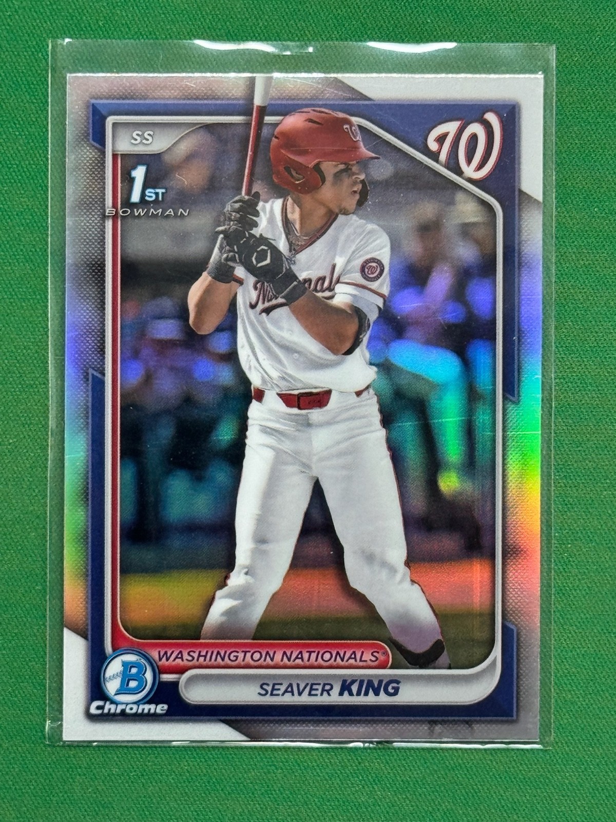 2024 Bowman Draft 1st Bowman Chrome Refractor Parallel #BDC-62 Seaver King