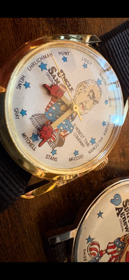 presidential campaign watches and Bob Hope.