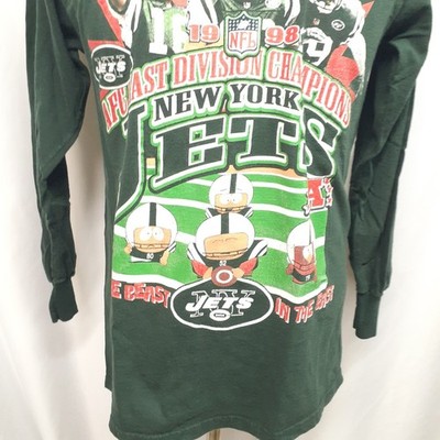 Vintage 90s New York Jets Starter South Park L/S T Shirt Mens NFL