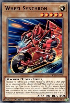 3x Wheel Synchron Common L5DD-ENY08 NM Legendary 5D's Decks playset