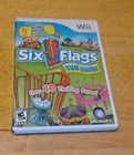 Six Flags: Fun Park (Nintendo Wii) with instruction booklet