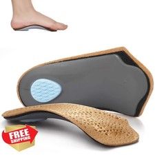 Arch Support Insoles Women Men 3/4 Plantar Fasciitis Relief XXL