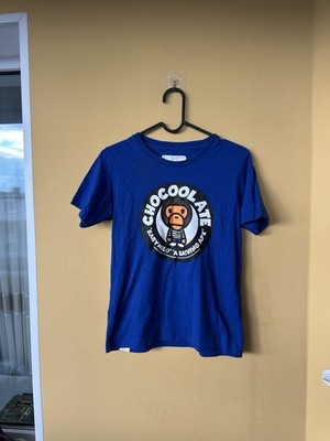 90s A BATHING APE Tシャツ　ネイビー　BABY MILO 古着 s-l400.jpg