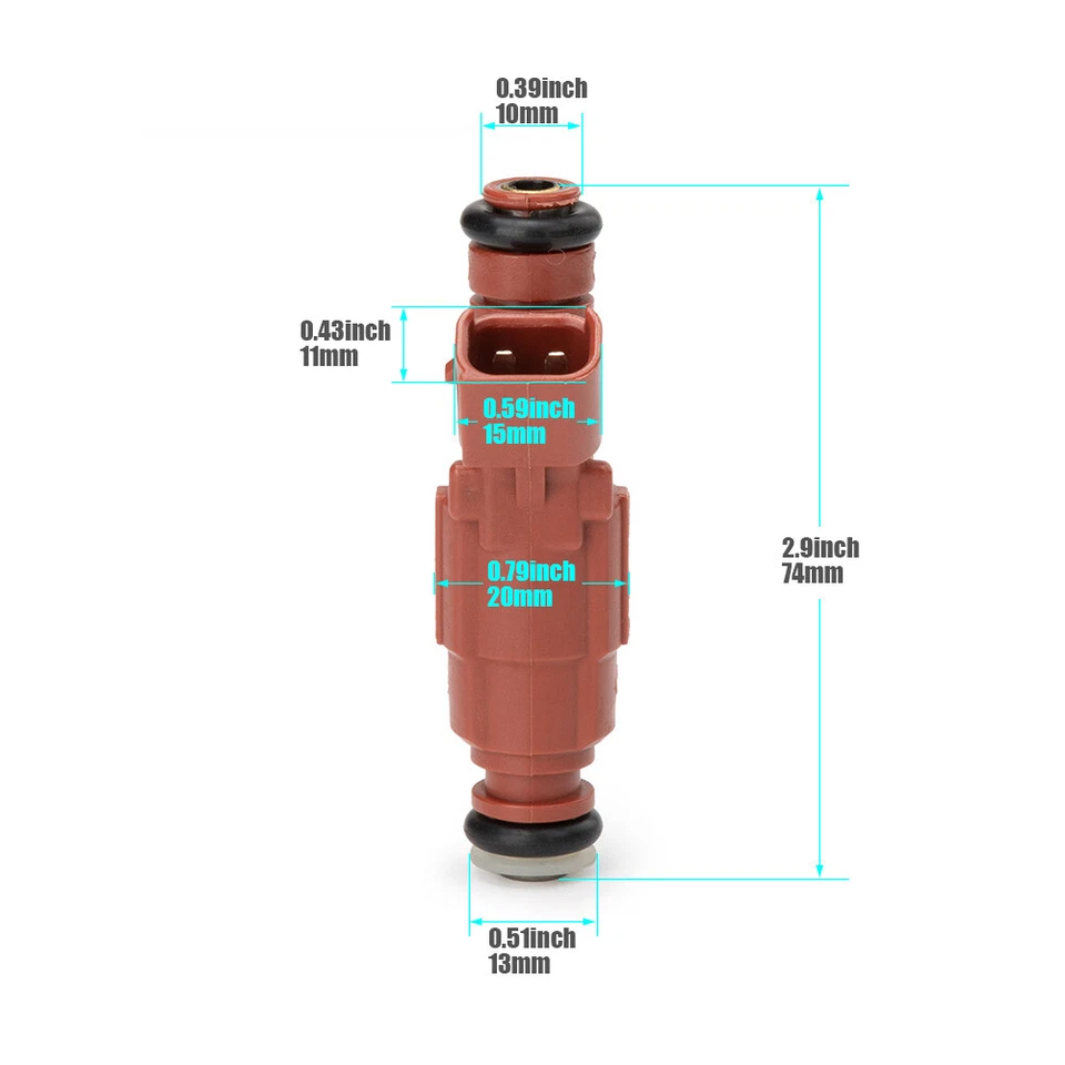 Inyector de combustible 4x 35310-2E000 nuevo para KIA SOUL 2012-2013 HYUNDAI ELANTRA GT 2013 Foto 2 de 4