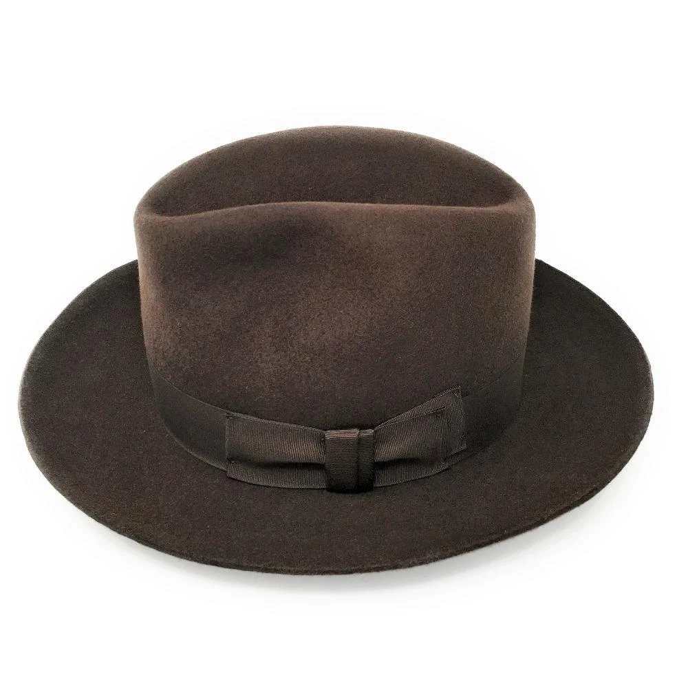 Sombrero Fedora Forrado de Fieltro de Lana Estilo Indiana - Para Hombre