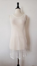Urban Outfitters Dress New Size Large White Mesh Fishnet Festival Swim Cover Up