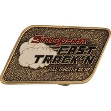 Brass Snap-On Tools Professional Auto Mechanic Wrencher 90s Vintage Belt Buckle