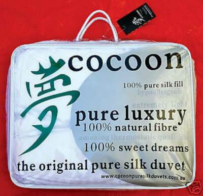Queen All Year Weight OUT OF STOCK ! Silk Filled Doona