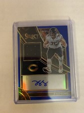 2019 Panini Select Kyle Long Signature Memorabilia Patch Auto 21/75 Bears 🔥