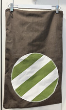 Copricuscino IKEA ATERSTALLA - Sfera a righe bianche verdi - 16" x 26"