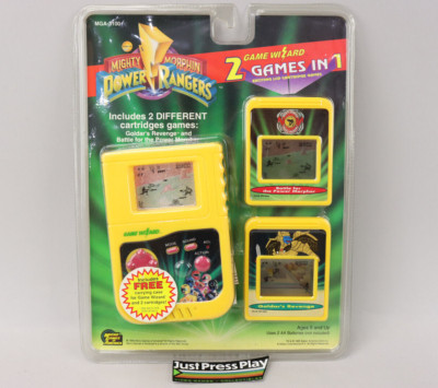 1996 MGA Mighty Morphin Power Rangers Game Wizard 2-in-1 Electronic Game Sealed!