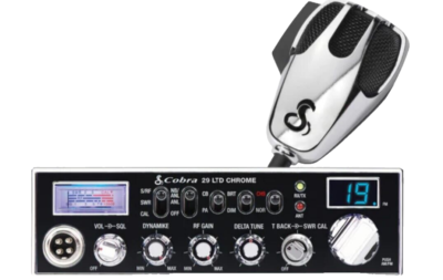 CB Radio Cobra 29LTD Chrome AM/FM with LOUD TUNE UP from