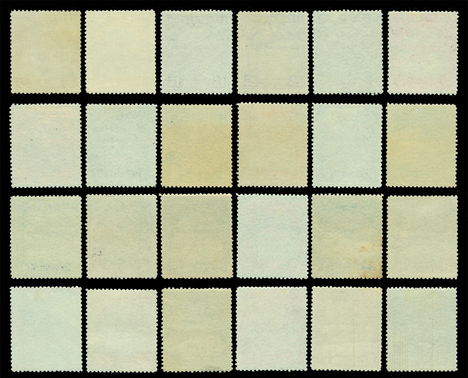 VENEZUELA 1932 CORREO AÉREO avión y mapa conjunto Sc# C17-C40 como nuevo NH/LH Wincherter Foto 2 de 2